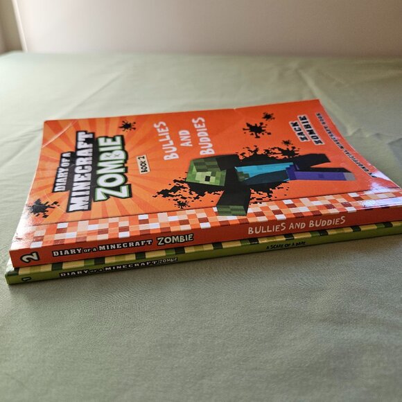 Diary of Minecraft Zombie A Scare of a Dare and Bullies and Buddies Books 1 & 2 - Picture 5 of 10
